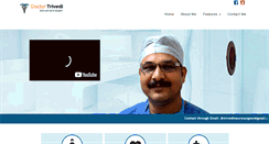 Desktop Screenshot of drtrivedineurosurgeon.com