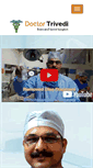 Mobile Screenshot of drtrivedineurosurgeon.com